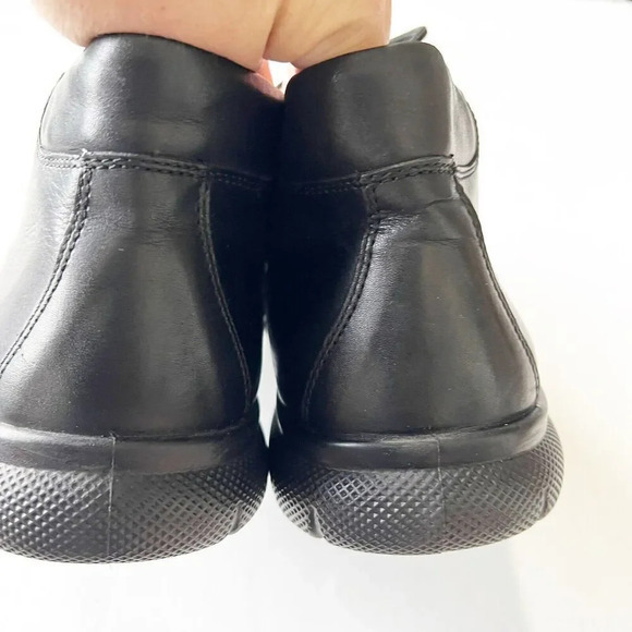 Men’s Easy B London‎ Shoes Comfort Chukka Boots Size 11 Extra Wide Black Leather - Picture 14 of 15